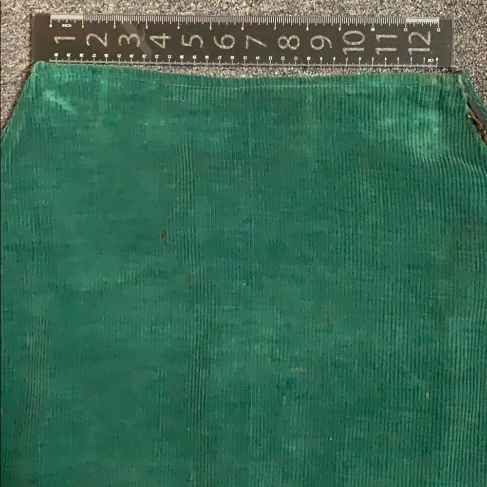 vintage green corduroy skirt - Picture 3 of 3